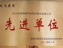 2013年药械不良反应事件监测工作先进单位