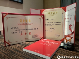喜报！成飞医院在2024年度川贵耐药监测年会斩获多项荣誉